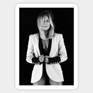 Helene Fischer black and white Sticker